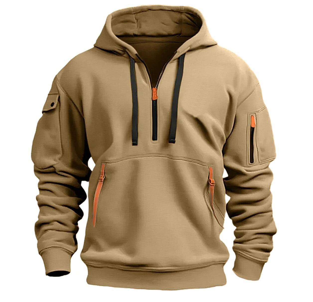 Dropped Shoulder Hoodie – Unisex Oversized Pullover with Pocket - 3KDyn